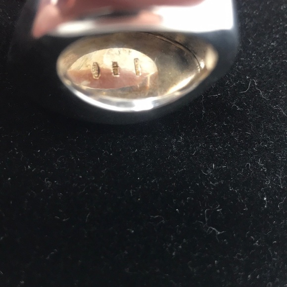 PIANEGONEA sterling silver green stone Cocktail ring - Picture 6 of 8